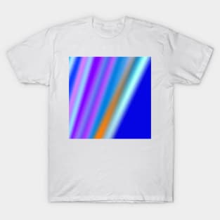 blue green white abstract texture background pattern T-Shirt